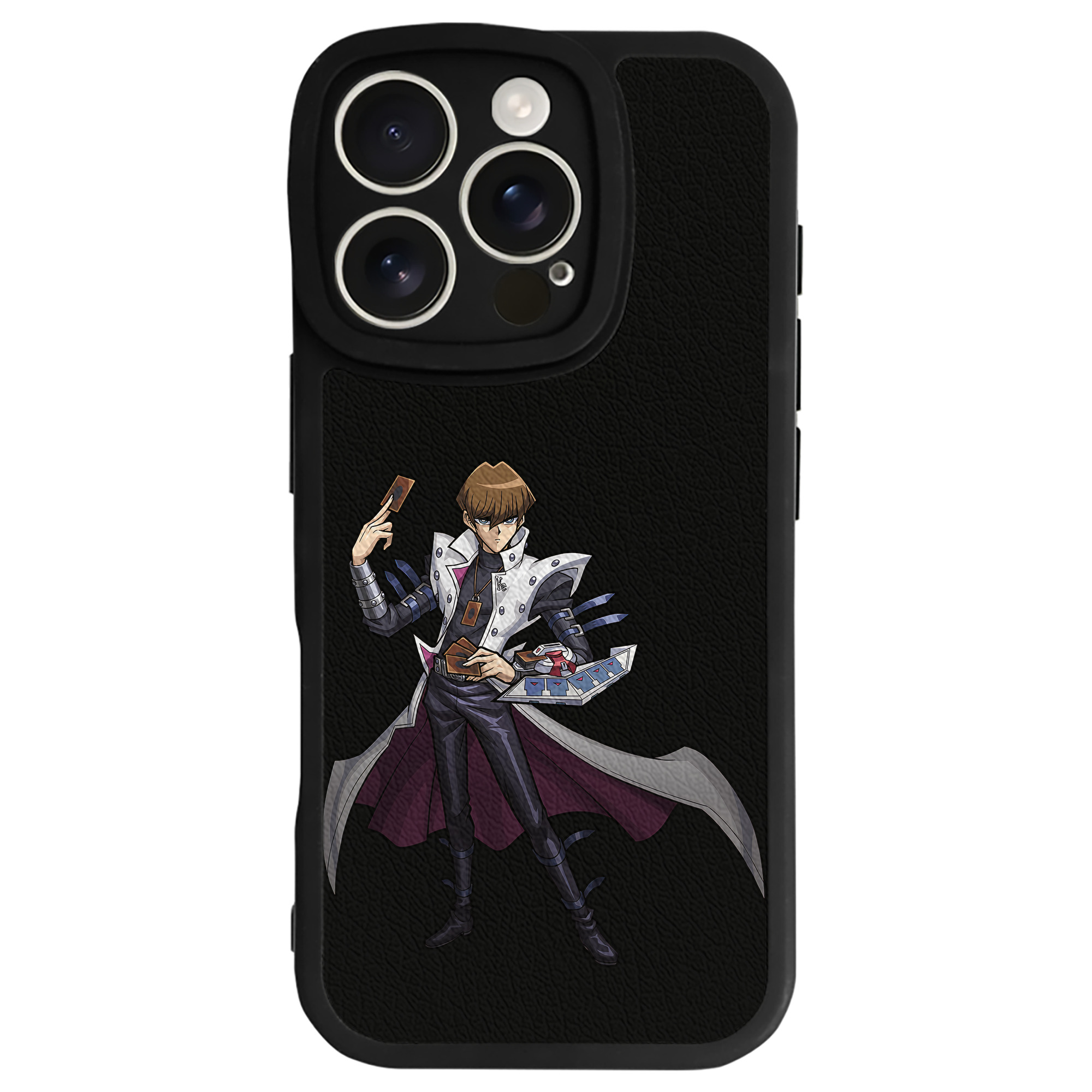 遊☆戯☆王 Yu-Gi-Oh! 【iPhone 16シリーズ対応】シリコンスマホケース（レザー調） 材質：シリコン